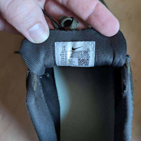 New Nike Air Pegasus 39 Cargo Green Khaki Men's 13 - Picture 8 of 8